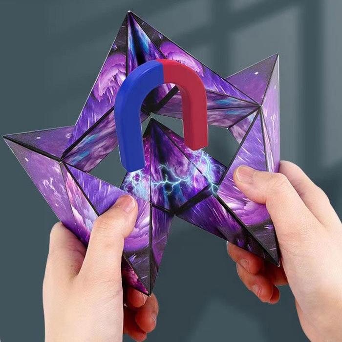 Magic Cube/ Kubus Rubik/ Mainan Rubik/ Magnetic Cube / Ajaib Magnetic 3d/ Magnetic Folding Cube
