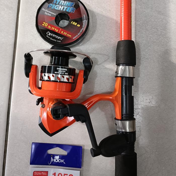 Joran Set Antena 150 + Reel Spool Alumunium