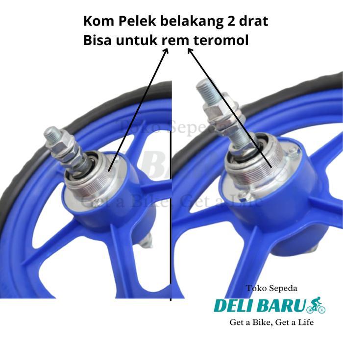 Ban Buta Ban Busa Ban Mati Velg 12 Inch Komp Besi Sepeda Anak