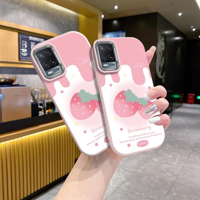 Casing Digunakan Untuk Hp Oppoa54(4G)Idb Strawberry Cutyyy Xpd0198 New