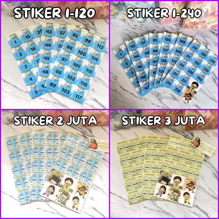 Paket Saving Album 120 & 240 Slot Uang Dilipat Nabung Target 2 Juta - 50 Juta Metode Cicil Dan