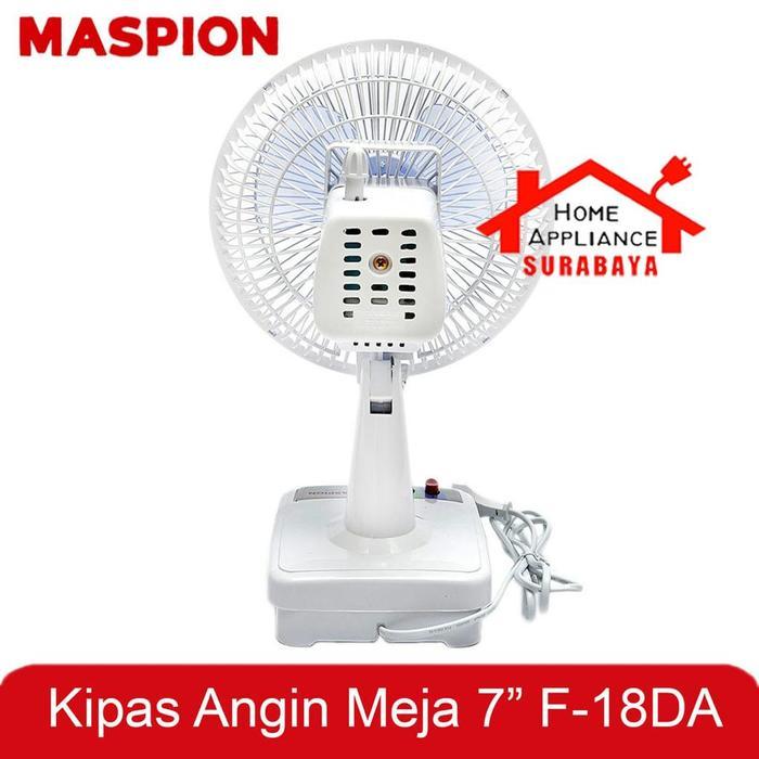 Kipas Angin Meja Desk Fan Maspion 7 Inch F-18 Da F18Da F-18 Da Terpercaya