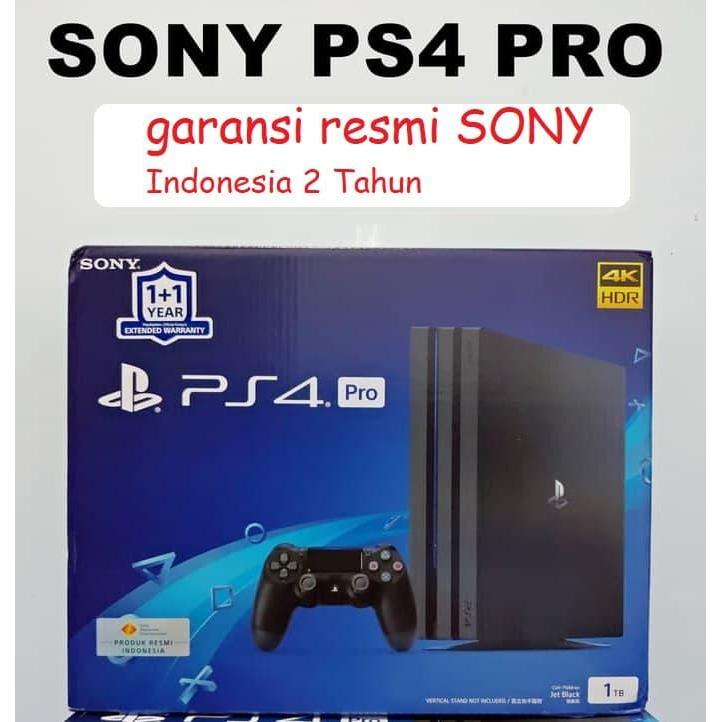 Sony PlayStation 4 PRO (PS4 PRO) 1TB 2 Sticks. Garansi Sony Indonesia