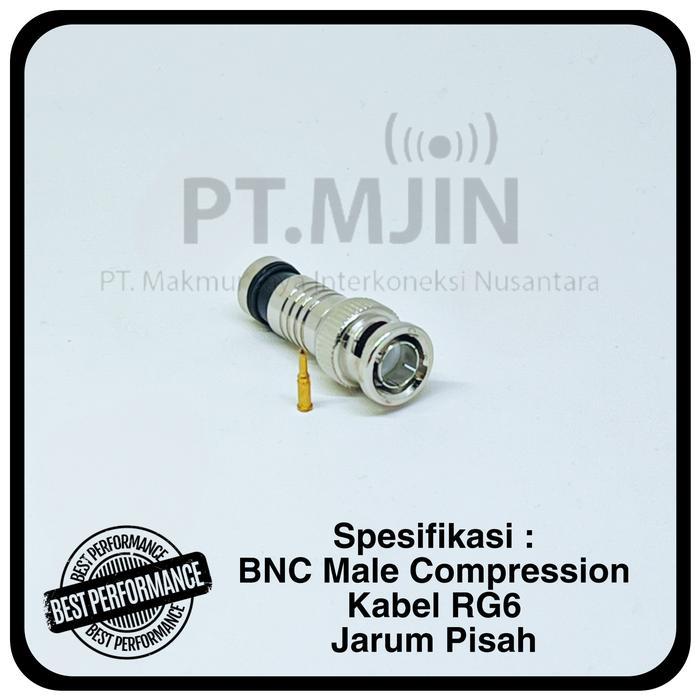 "New" Konektor BNC compression Rg6