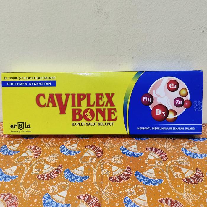CAVIPLEX BONE VITAMIN D3 KALSIUM BOX ISI 30