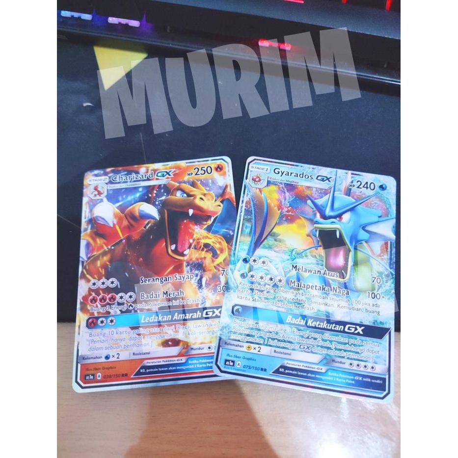 Charizard GX + Gyarados GX [Bundle] Good Condition