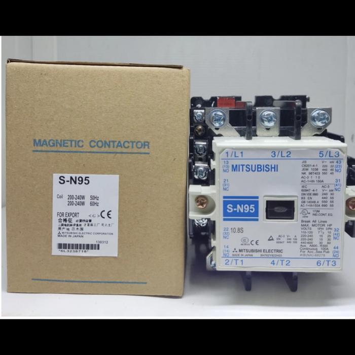 Contactor Mitsubishi Sn95 Sn95 Sn 95 Sn95 220V Best Seller
