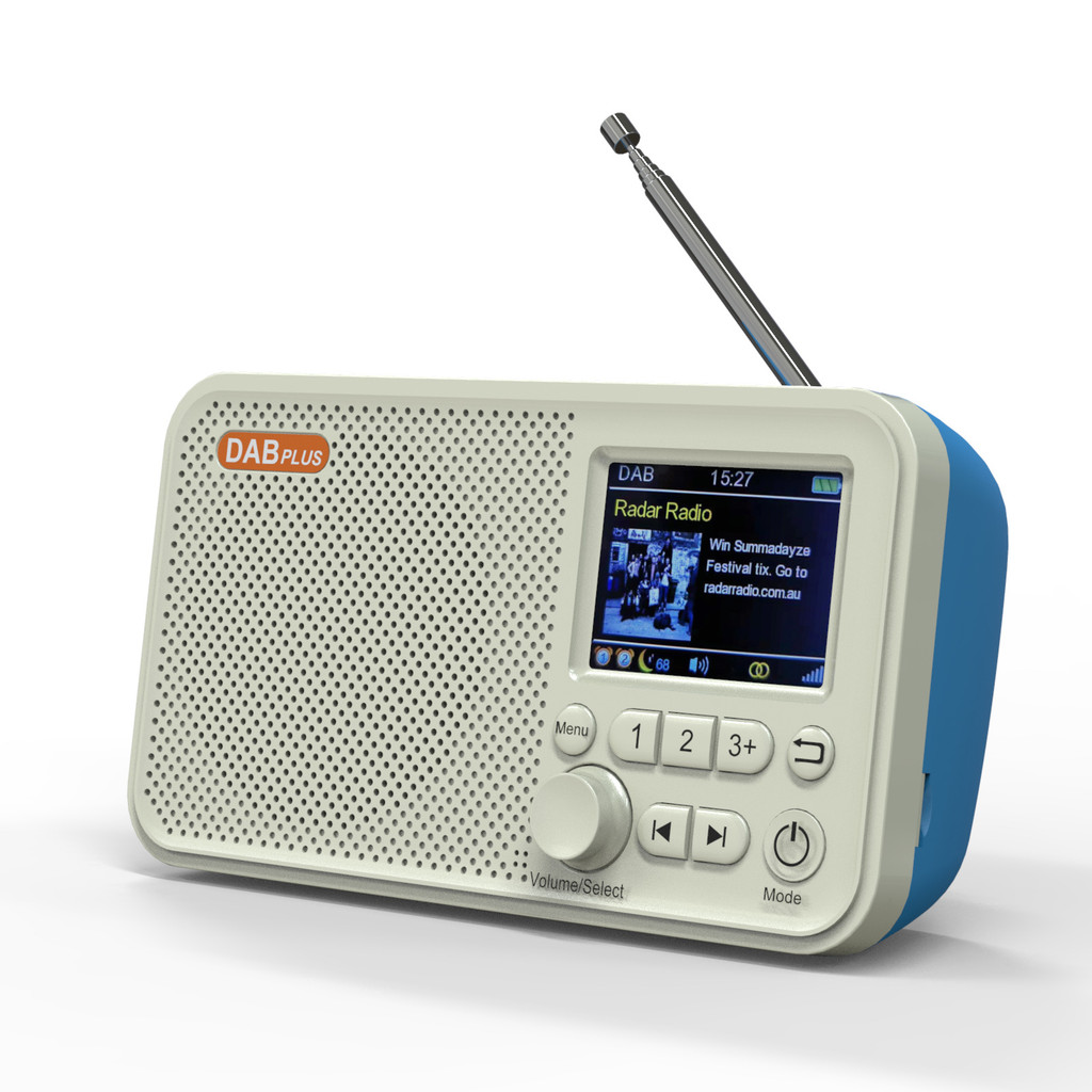 LED Screen Rechargeable FM Radio Bluetooth MP3 TF Card Playback Portable Radio DAB+ Digital Radio
