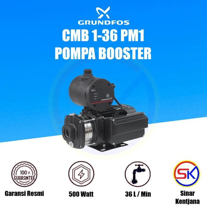 Pompa Booster Grundfos CMB 1-36 / PM 1 Original & Garansi Resmi Grundfos
