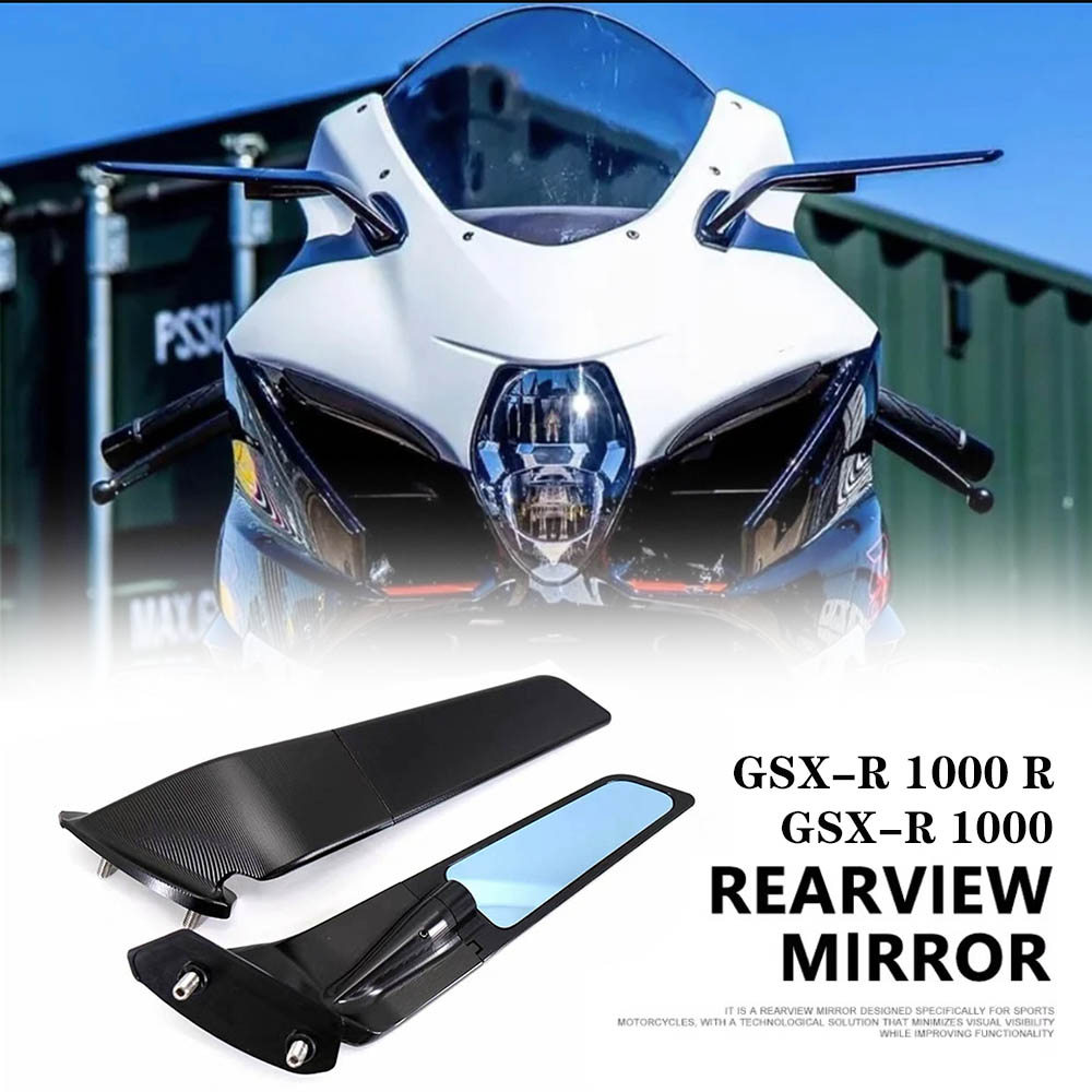 GSX-R 1000 R Rearview Mirror For Suzuki GSX-R1000 GSX-R1000R 2017-2025 Stealth Sport Winglet Mirror