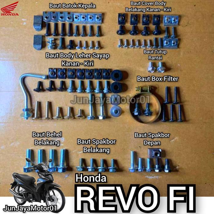 BAUT BAUD FULL SET BODY BODI HONDA REVO FIT FI HARGA KHUSUS