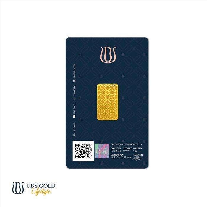 Ubs Logam Mulia 4 Gram Classic Pasti Ori
