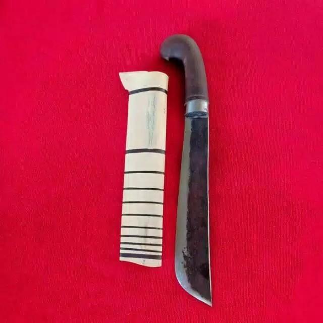 Promo Pisau Baja-Golok Apruk Sorenan/Golok Tulang Kupas Kelapa Belah Bambu