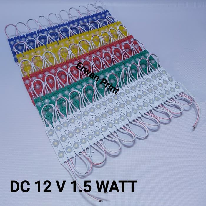 LAMPU LED MODUL 3 MATA 12 VOLT 1.5 WATT