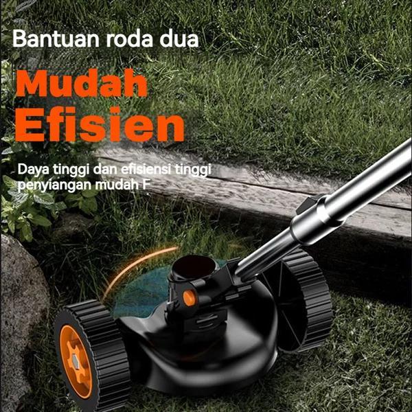 Alat Potong Rumput Mesin pemotong rumput baterai 48V/24V Mesin potong rumput baterai dg roda Mesin