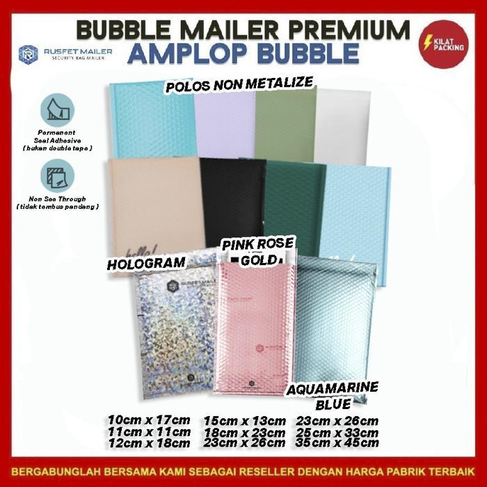 AMPLOP BUBBLE MAILER BUBBLE MAILER POLYBUBBLE PACKING VARIAN POLOS