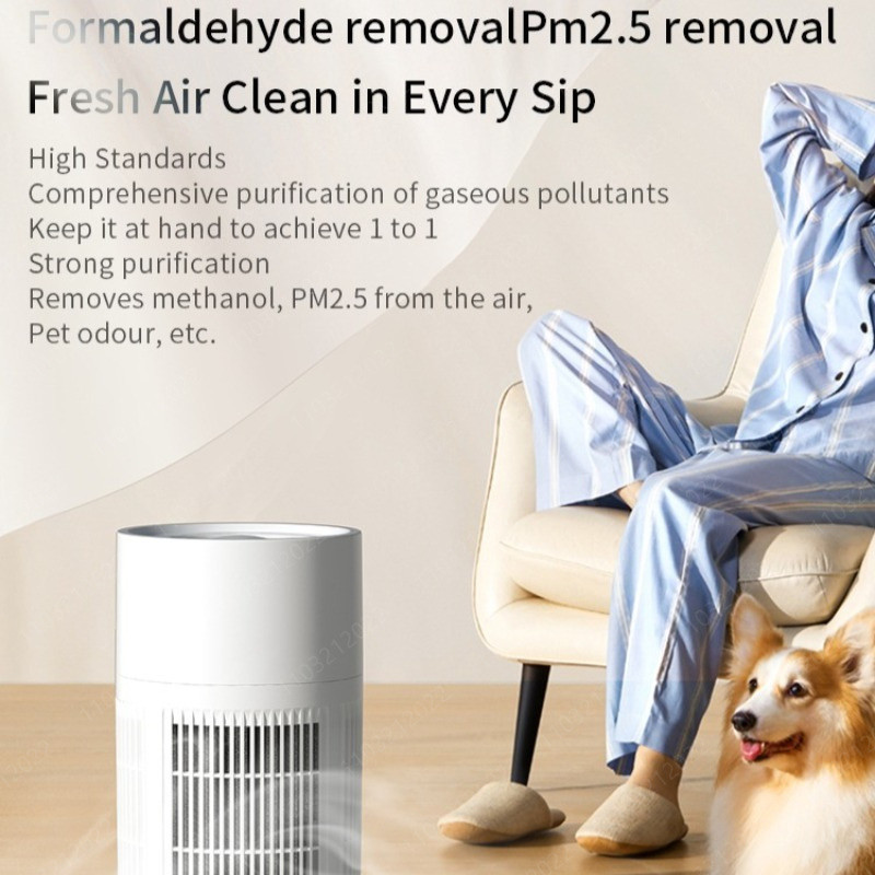Air Purifier Desktop Air Purifier HEPA Filter Portable Air Purifier Formaldehyde Odors Smoke And