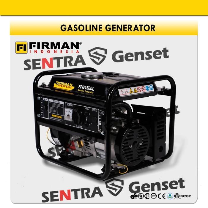 Genset Gasoline Bensin 1000 watt Firman FPG-1500L