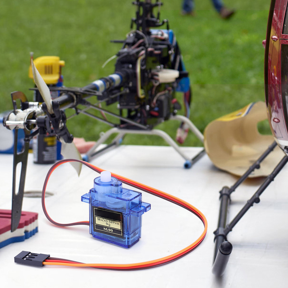 SG90 9G Steering Engine Fixed-Wing Servo Motor Controls 180/360 Degrees for RC Helicopter Aircraft A
