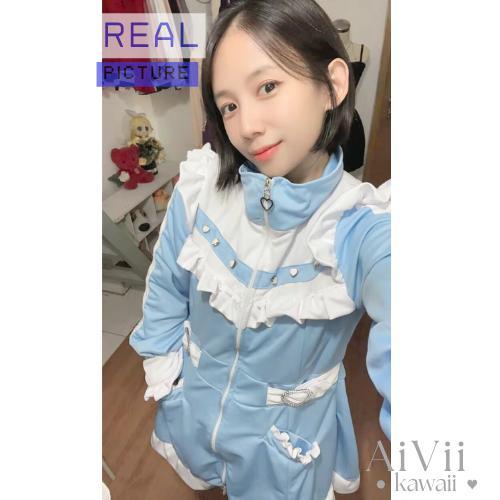 AiViiJAKET JERSEY JIRAI MAID DRESS PASTEL SERIES KAWAII TENSHI KEI