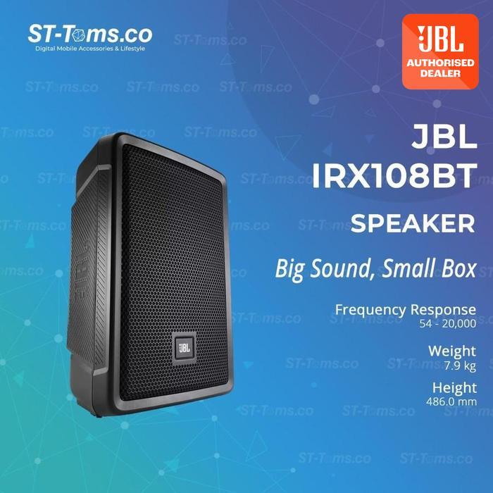 JBL IRX108BT IRX108 BT IRX 108 BT 8" Portable Speaker Bluetooth