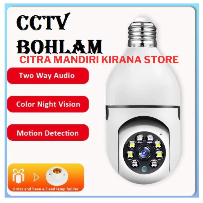 VIGIL EYE SMART CCTV KAMERA CCTV 360" BOHLAM LAMPU