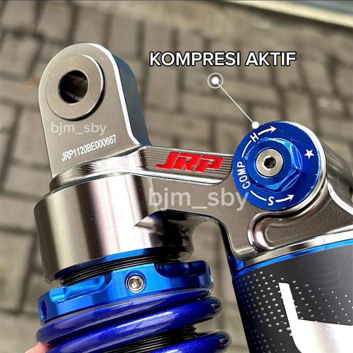 SHOCKBREAKER SHOCK BELAKANG JRP TIPE SEALION CARBON TABUNG ATAS DOUBLE KLIK FUNGSI REBOUND KOMPRESI