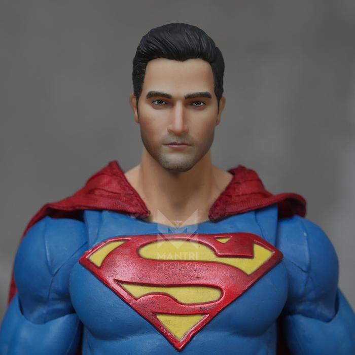 HOT SALE 1/12 SUPERMAN TYLER HOECHLIN CUSTOM HEADSCULPT MCFARLANE MEZCO VTOYS TERMURAH