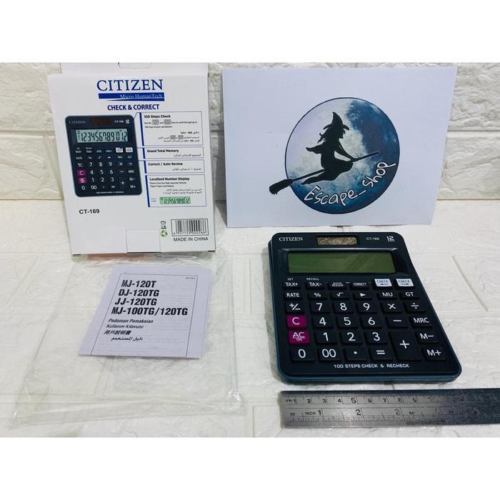 Kalkulator Citizen Ct 169 - Calculator Type Ct - 169 Pasti Ori