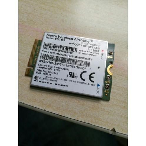 JINYUSHI FOR EM7455 FRU 00JT542 LTE CAT6 FOR THINKPAD L460 L560 P50 P70 T460 T460S T560 X1 YOGA X1