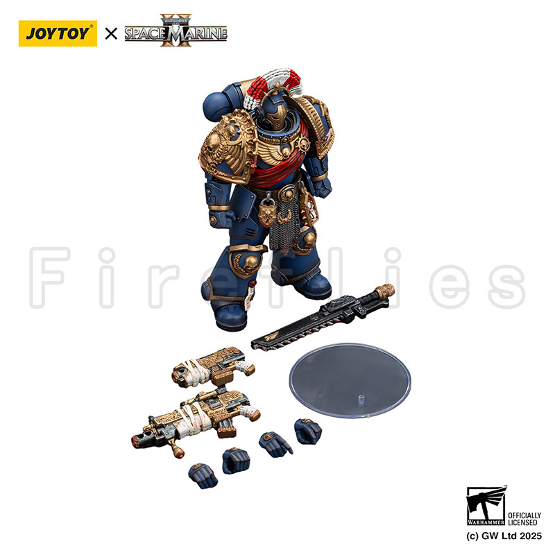 1/18 JOYTOY Action Figure 40K Ultramarines Relic Secundus Armour With Artificer Bolt Rifle