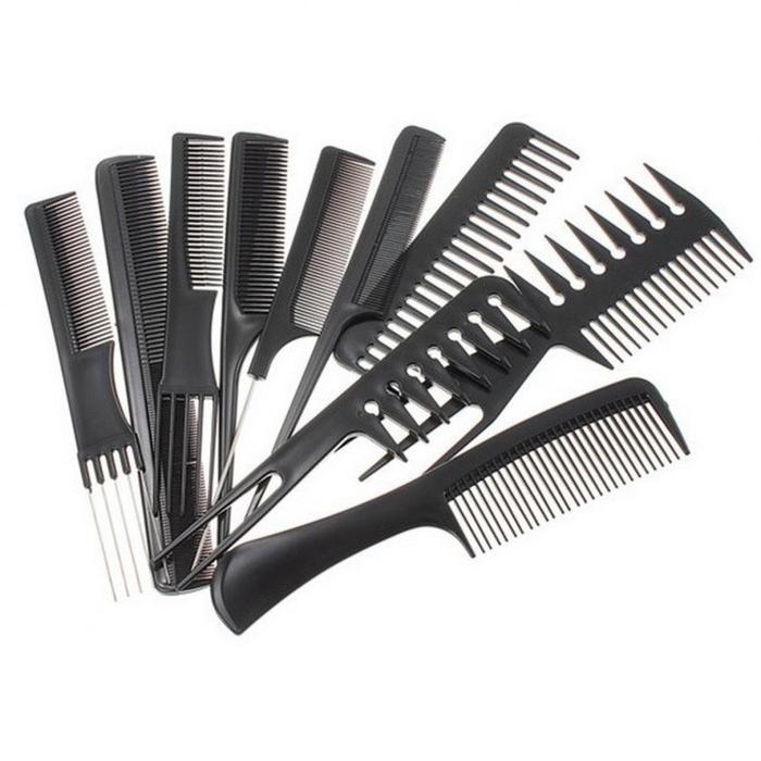 Kartika Sisir Rambut Pria Wanita Rontok Salon Profesional 1 Set Barbershop Keren Hair Comb Steel