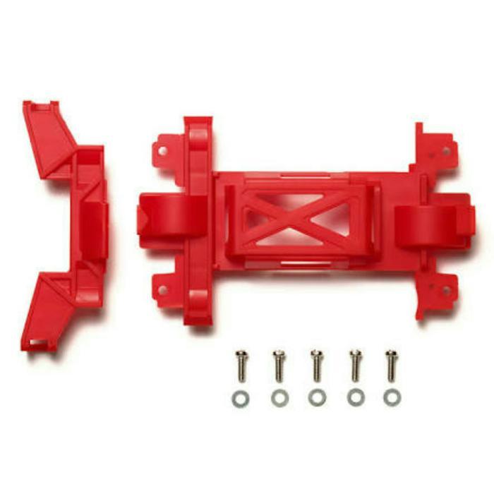 95367 TAMIYA Reinforced Gear Cover (MS Chassis) Red Mini 4WD Station