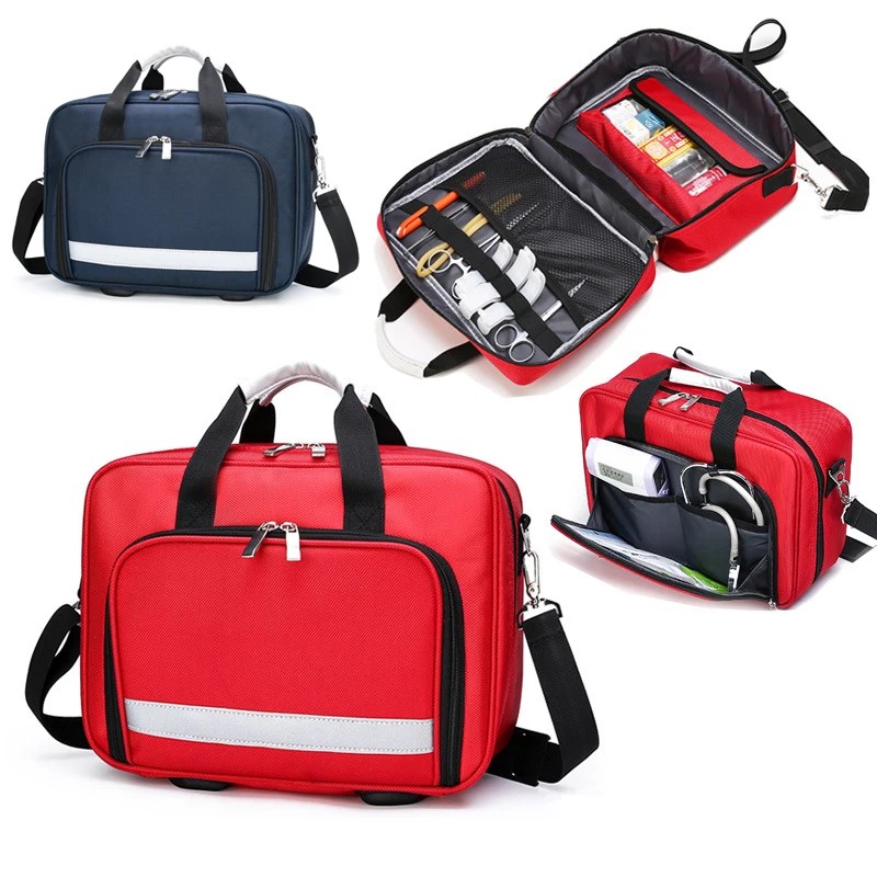 Camping First Aid Kit Empty Bag Medical Bag Medical Storage Bag Waterproof Multi-Function Travel