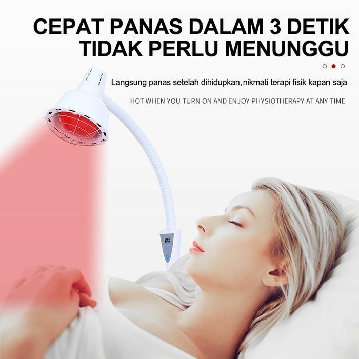 Lampu Terapi Infrared Wajah & Kulit - Alat Kecantikan Dengan 3 Suhu Disesuaikan (Untuk Fisioterapi