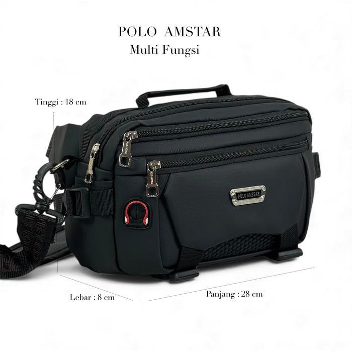 Eiger Summit Gear - Tas Pria Waist Bag Tas Selempang Pria Wanita Tas Pinggang Sling Bag Multi Fungsi