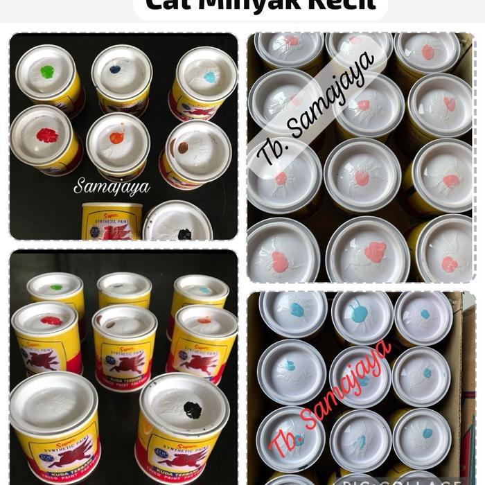 Cat kuda terbang kaleng kecil . Cat minyak cat kayu kecil