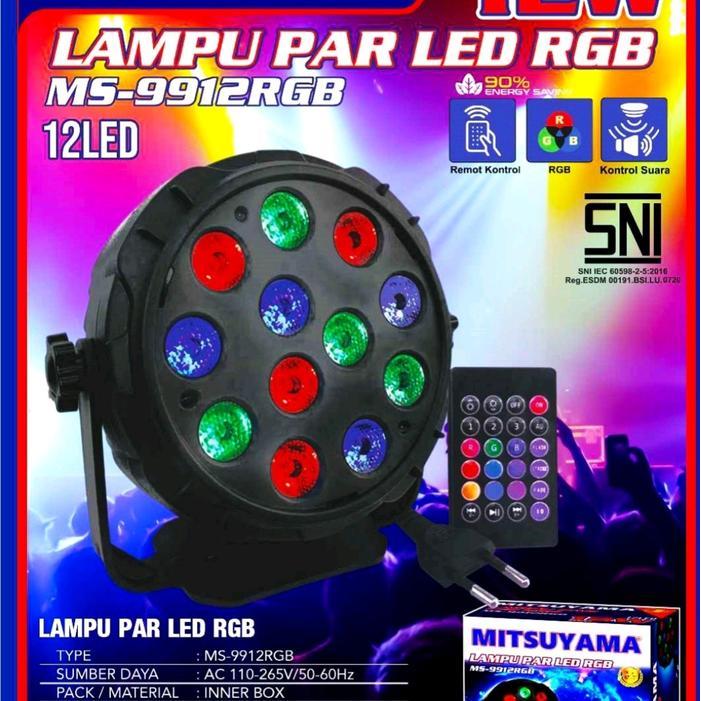 LAMPU DISKO MITSUYAMA/Lampu Par LED RGB Mitsuyama