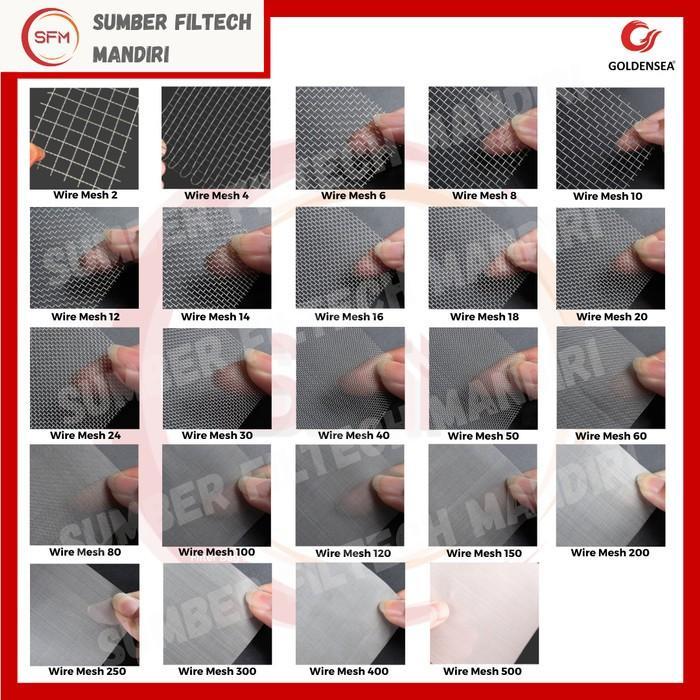 Promo Wire Mesh Saringan Ss316 #400 Stainless Steel Berkualitas