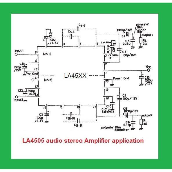 Ic La4505 Sanyo Original Bonus Pcb Amplifier Pemanggil Wallet 2 Jalur Kiri Dan Kanan Terbaik