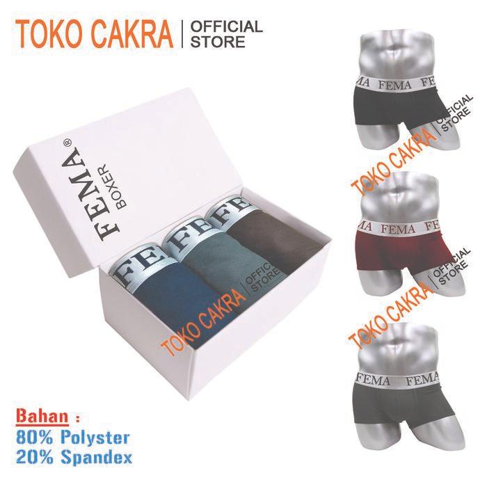 Premium Celana Dalam Boxer Pria Import Original