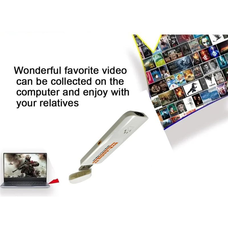 A08E-Digital Satellite DVB T2 USB TV Stick Tuner With Antenna Remote HD USB TV Receiver