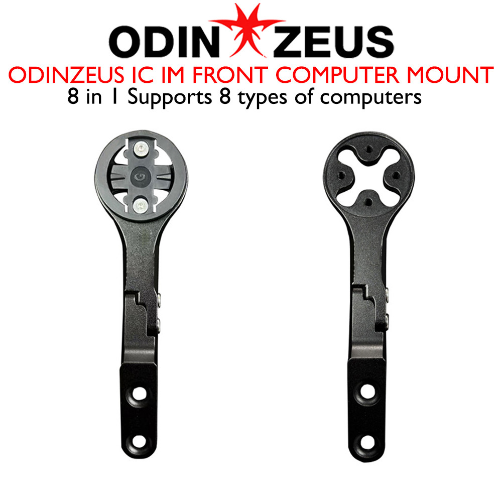 CNC IC Aero Front Computer Mount Gopro Mount Speedometer GPS/Garmin/Bryton/Wahoo Inserts Fits