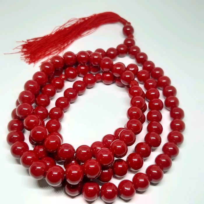 Tasbih Batu Marjan 10Mm 108Butir Original #Gratisongkir