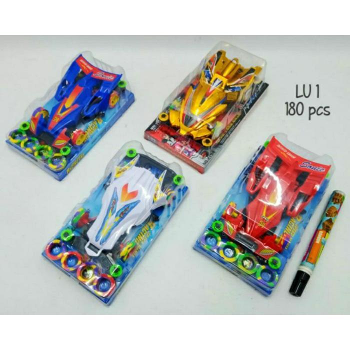 Mainan Tamiya Tamia Mini 4WD Bonus 4 Ban Roda Busa Murah Mainan Anak Balap Dinamo Mobil Toys
