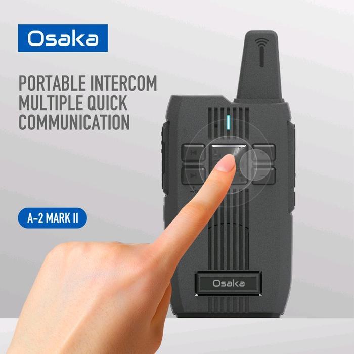 HT Osaka A2 Mark II Premium 2pcs Two Way Radio Walkie Talkie 5KM 10 KM
