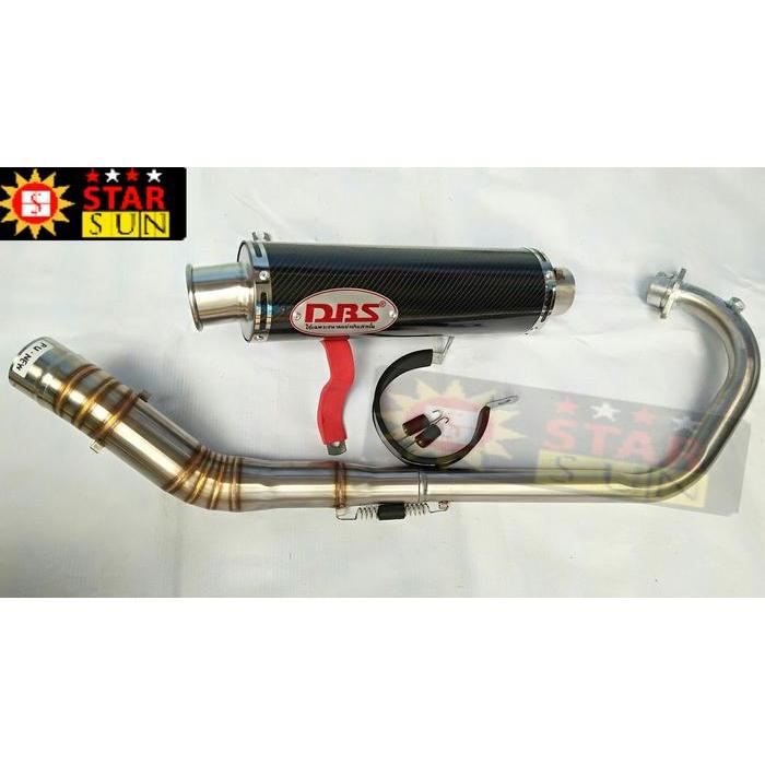 FREE ONGKIR KNALPOT RACING SATRIA FU INJEKSI /KARBU DBS CARBON BISA COD