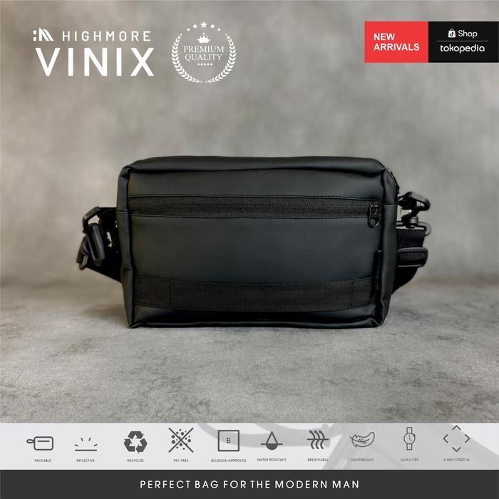 BERKUALITAS Promo Eksklusif HIGHMORE VINIX - Tas Selempang Clutchbag Handbag Pria Original Highmore