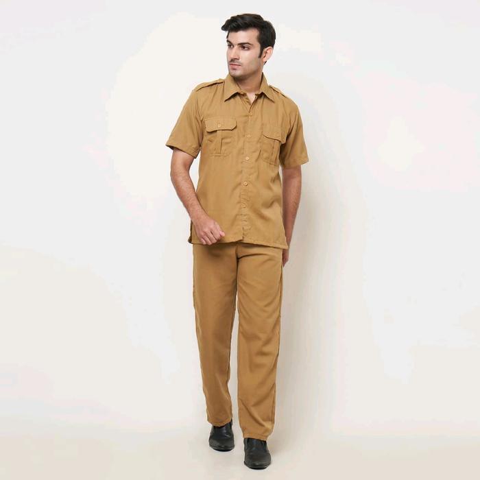 Pasti Promo Setelan Seragam Pns Pemda Khaki Tua Khaki Muda Baju Dinas Pns Pria Baju Pemda Seragam