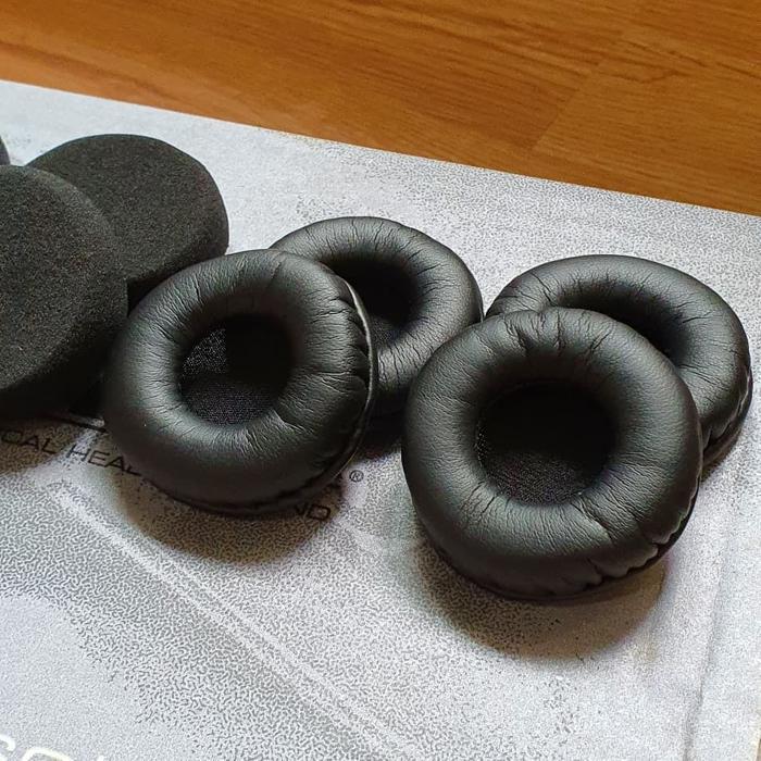 EARPAD busa leather kulit headset aviation telex airman 750 *